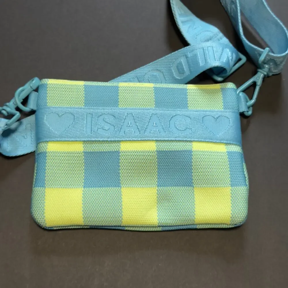 Isaac Mizrahi Loves Wild One Treat Pouch Crossbody Bag Hudson Checkered